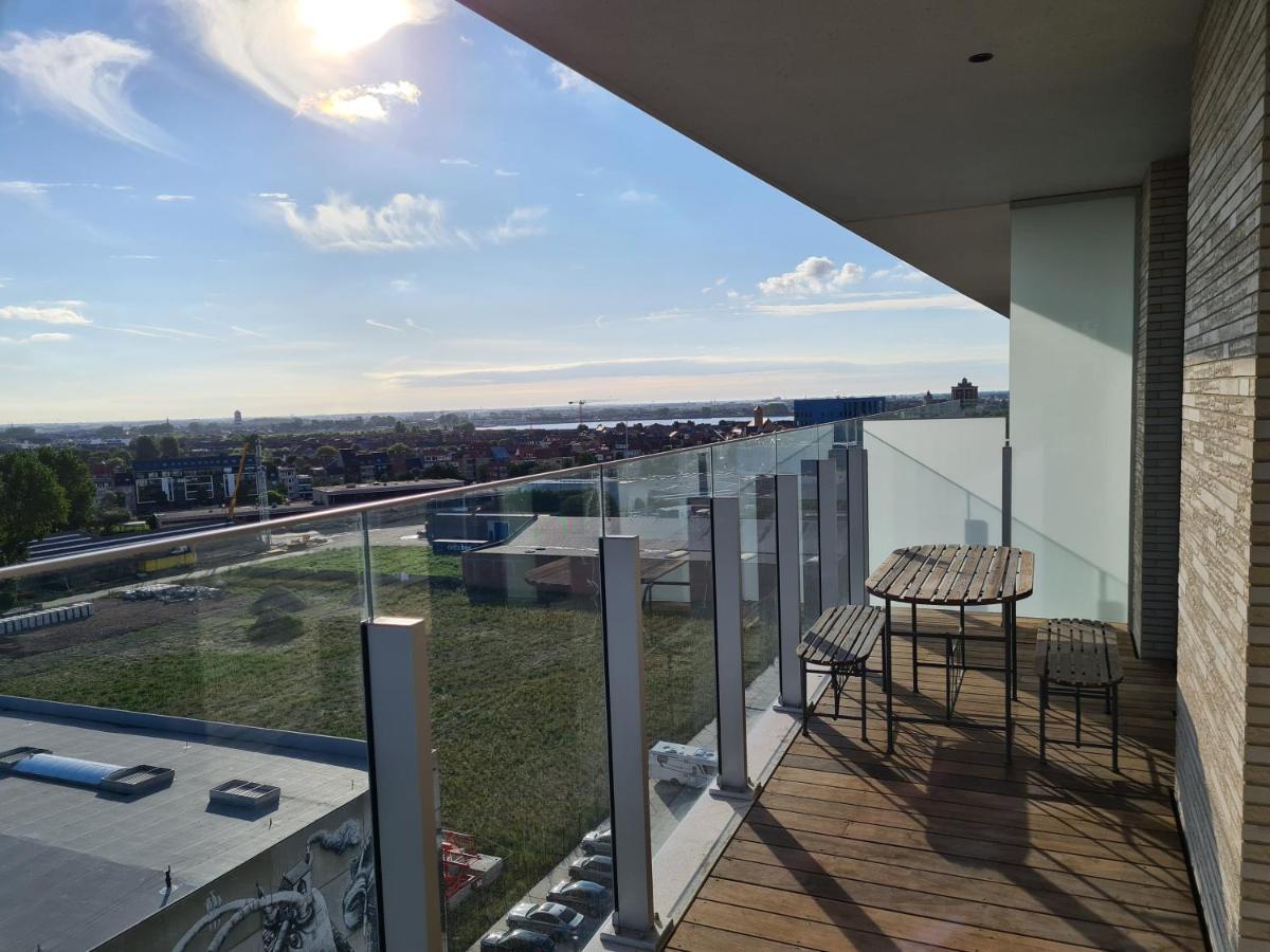 אוסטנדה Central Park Tower Sea View Residence With Pool And Gym מראה חיצוני תמונה