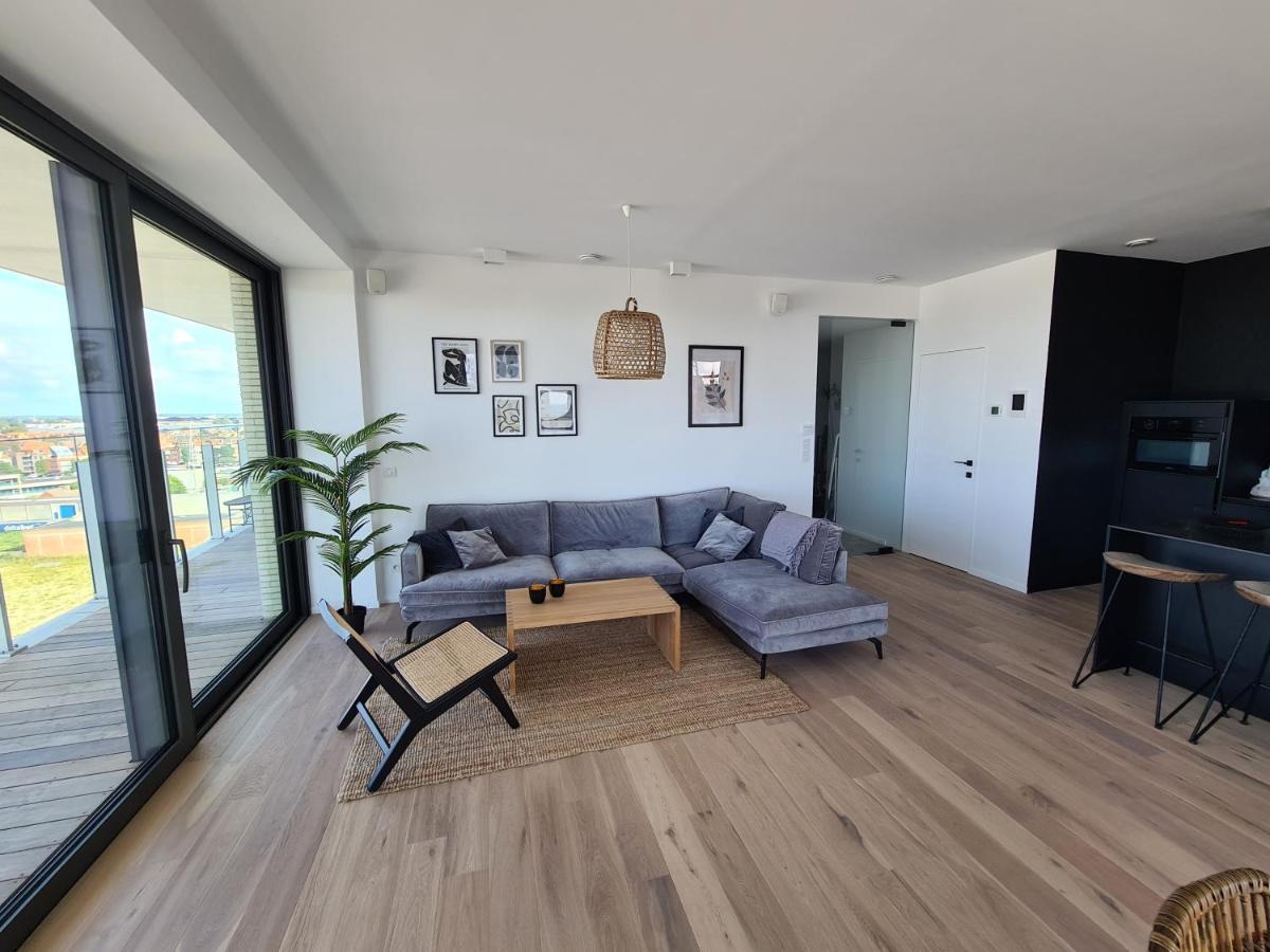 אוסטנדה Central Park Tower Sea View Residence With Pool And Gym מראה חיצוני תמונה