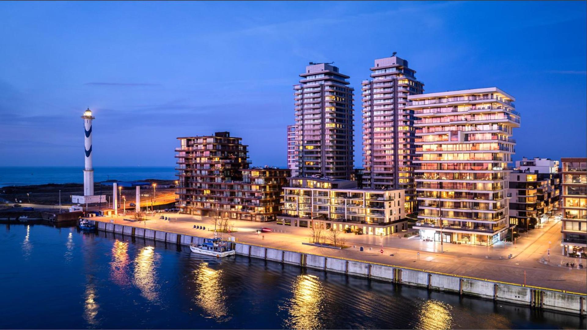 אוסטנדה Central Park Tower Sea View Residence With Pool And Gym מראה חיצוני תמונה